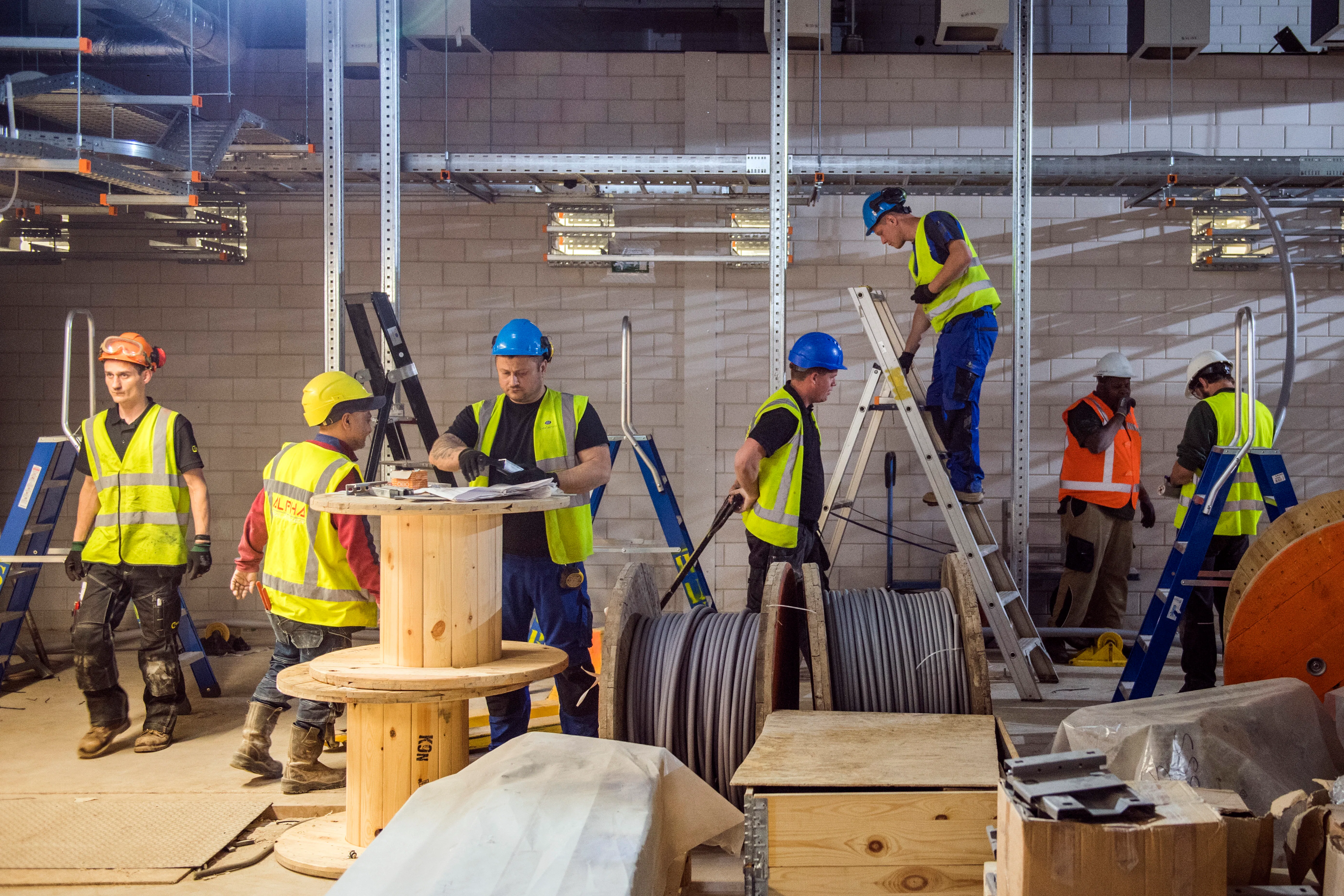 De bouw van het Amphia Ziekenhuis in Breda door bouwconsortium FourCare. Foto: Archief