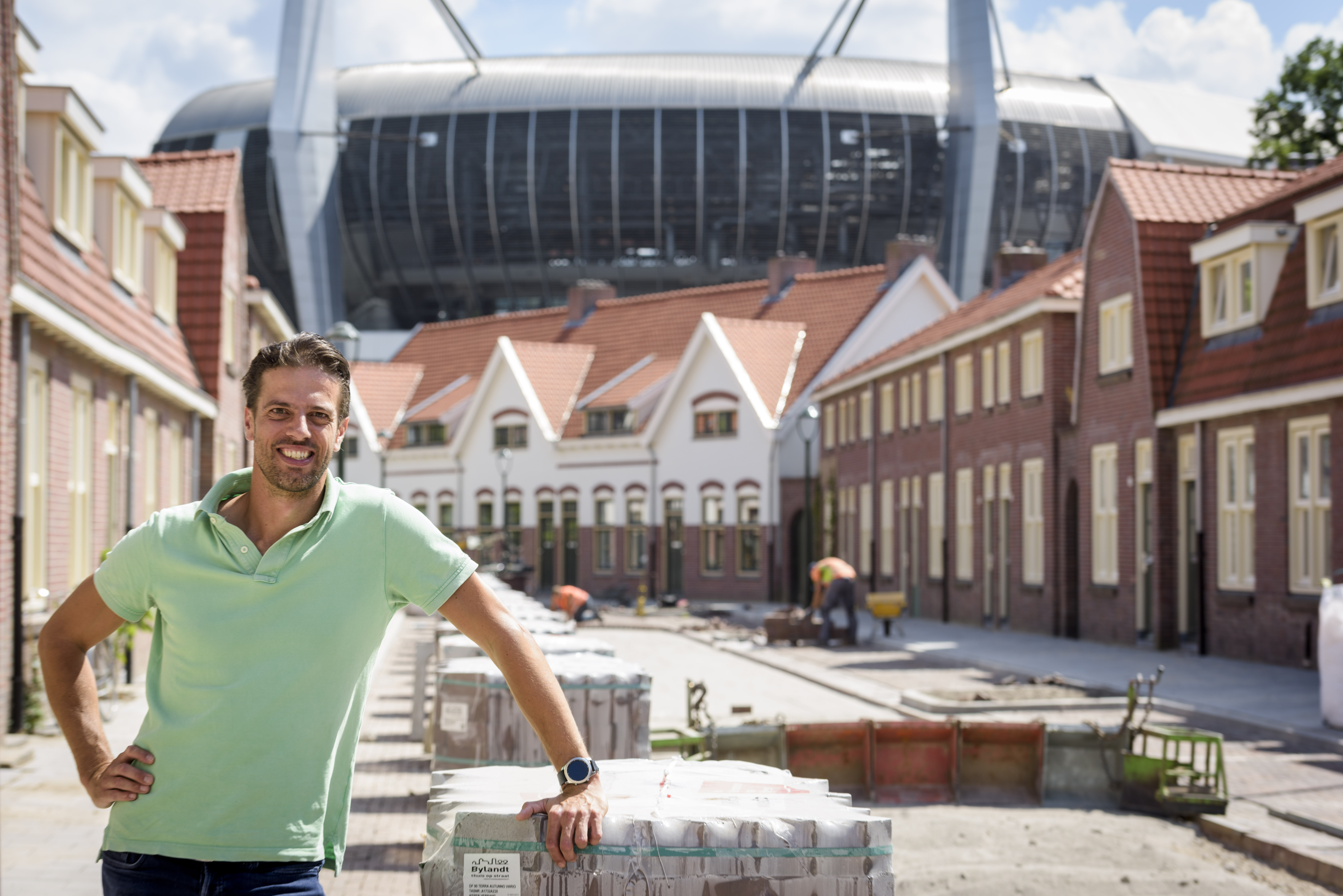 EINDHOVEN - Jorg van Waas, een projectleider van het Woonbedrijf die de hele renovatie van Philipsdorp heeft meegemaakt.