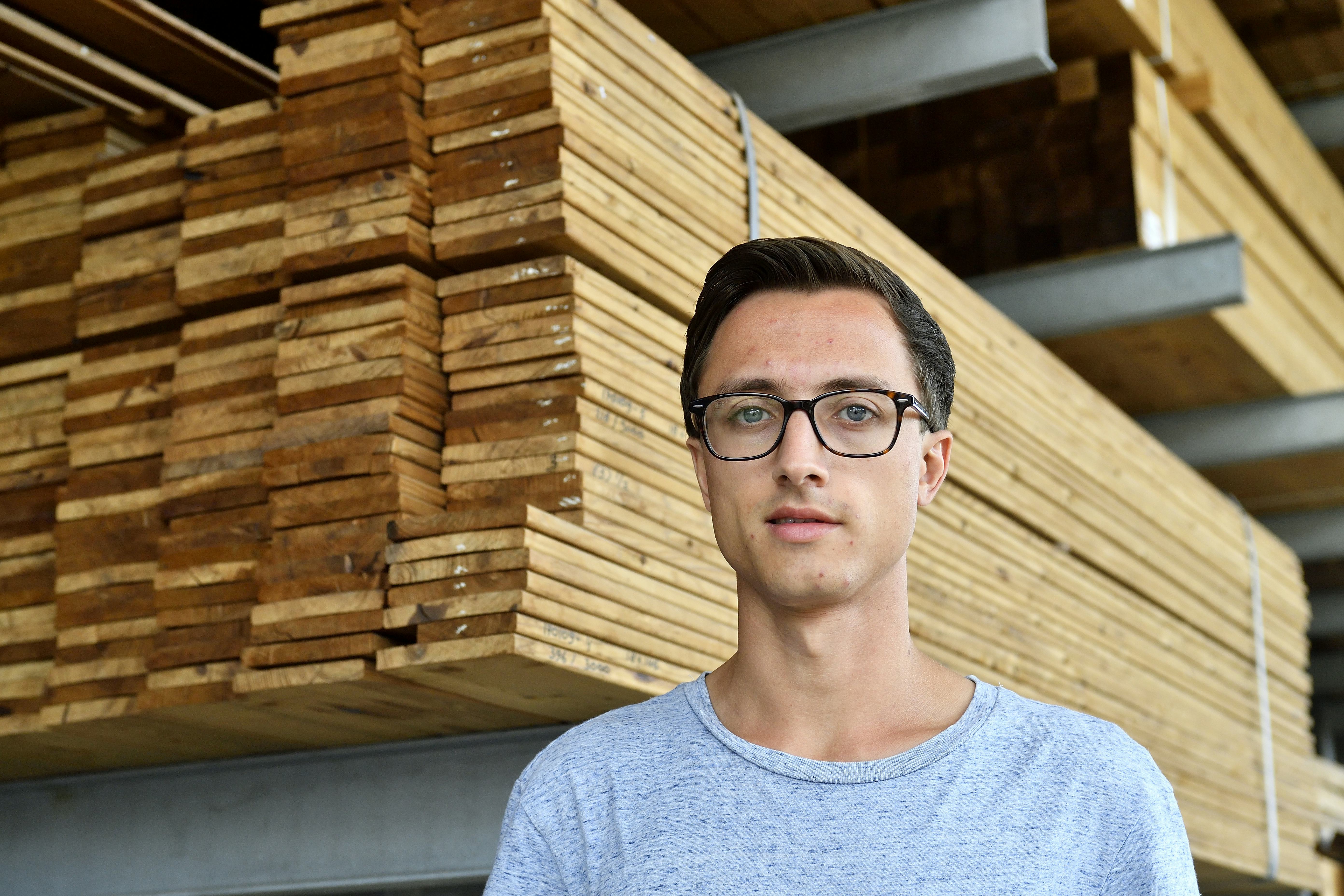 10102018 Cobouw verhaal Michiel Maas
Maarten Fransen van de gelijknamge houthandel in Deurne.. Foto Erald van der Aa