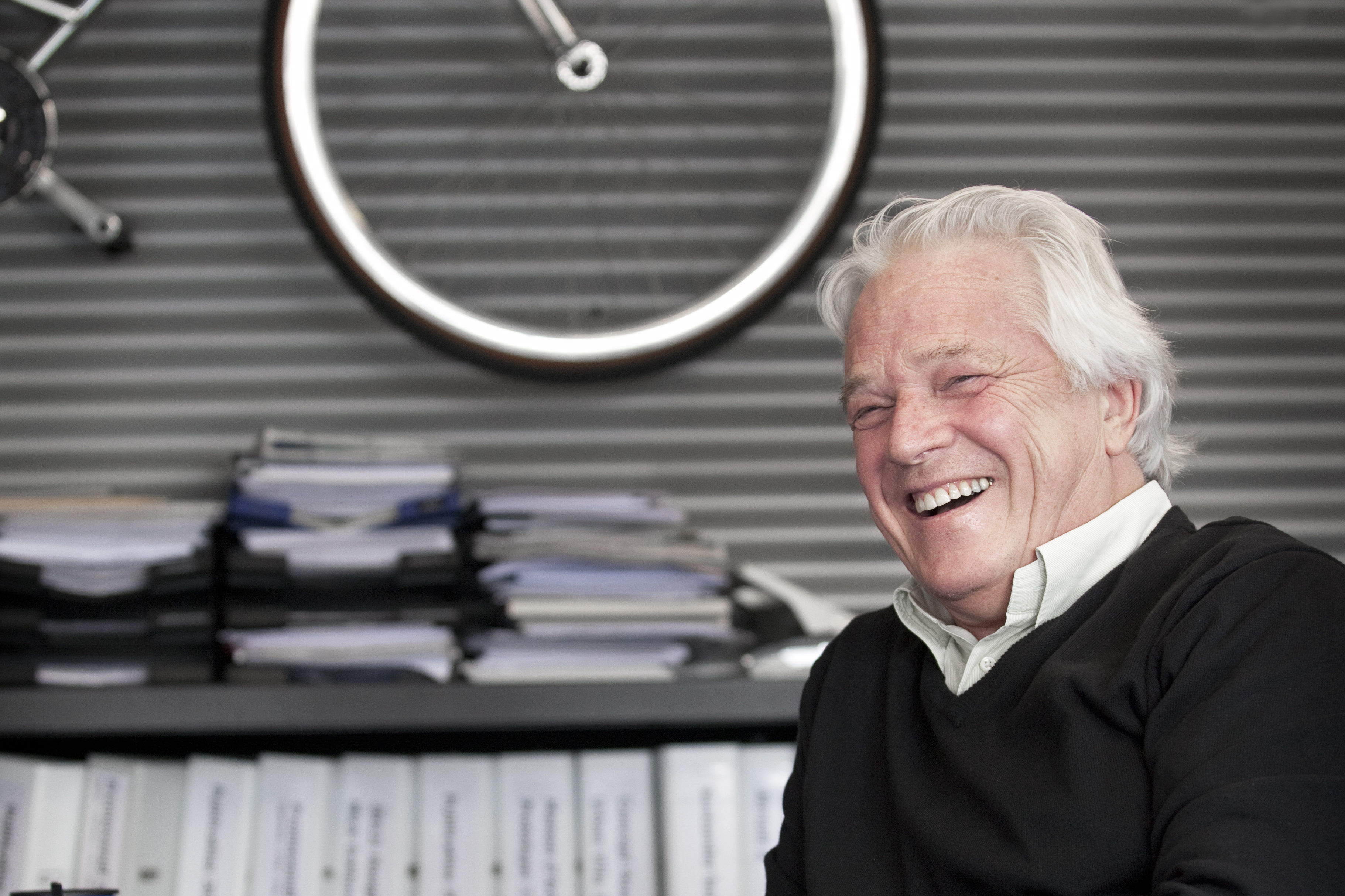 2015-03-16 11:29:35 DELFT- Mick Eekhout wordt emeritus hoogleraar TU Delft. Mick Eekhout, is tevens directeur van Octatube in Delft Zuid. ANP PHOTO COPYRIGHT SUZANNE VAN DE KERK