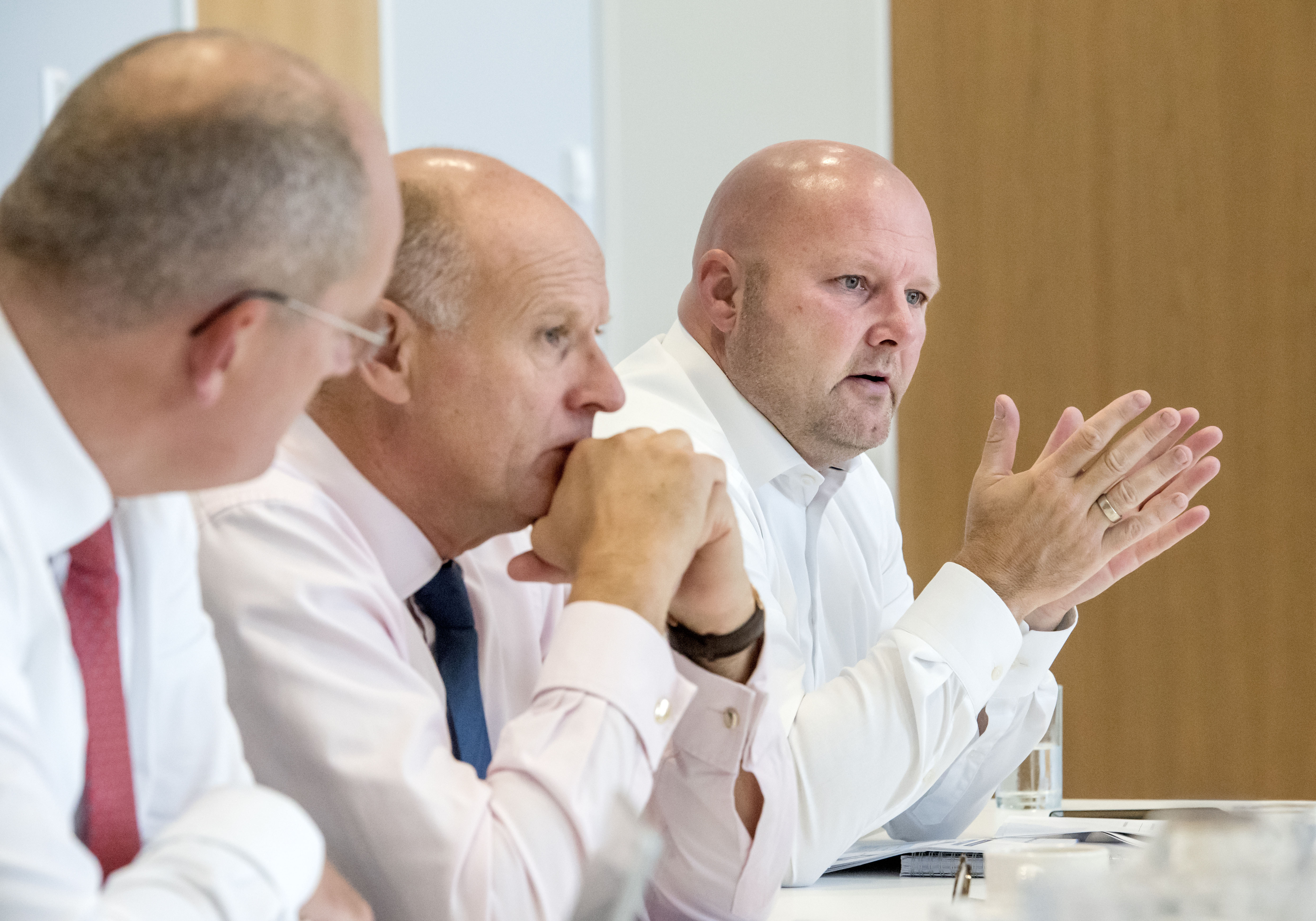 30-08-2018 Persconferentie halfjaar cijfers Volker Wessel: Amersfoort - Persconferentie halfjaar cijfers Volker Wessel :  Alfred Vos
© Ruben Schipper Fotografie