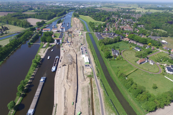 Civiel kunstwerk verdwijnt onder water