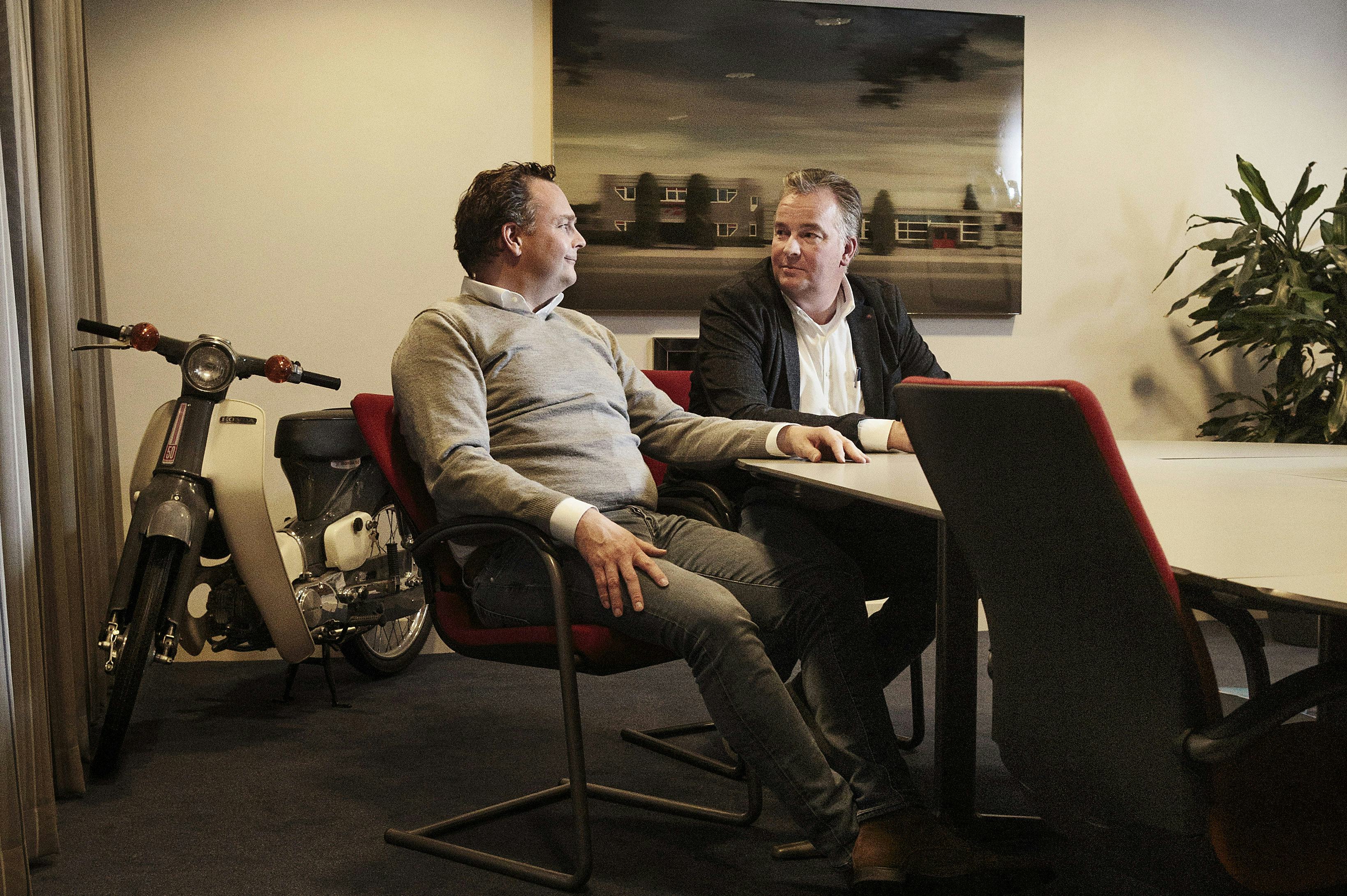 Coen en Jan Hagedoorn in 2018. Foto: Eran Oppenheimer.