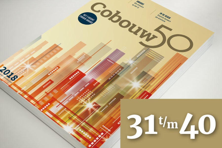 Cobouw50 Ranglijst: 31 tot en met 40