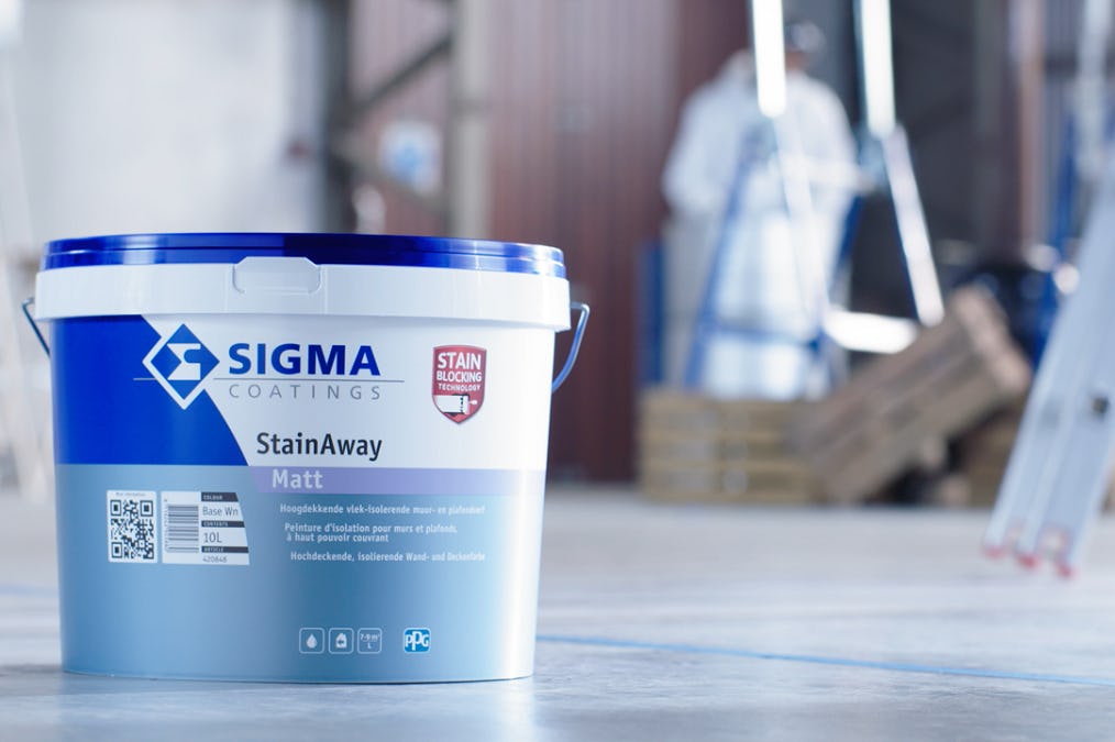 Nieuwe verf isoleert vlekken