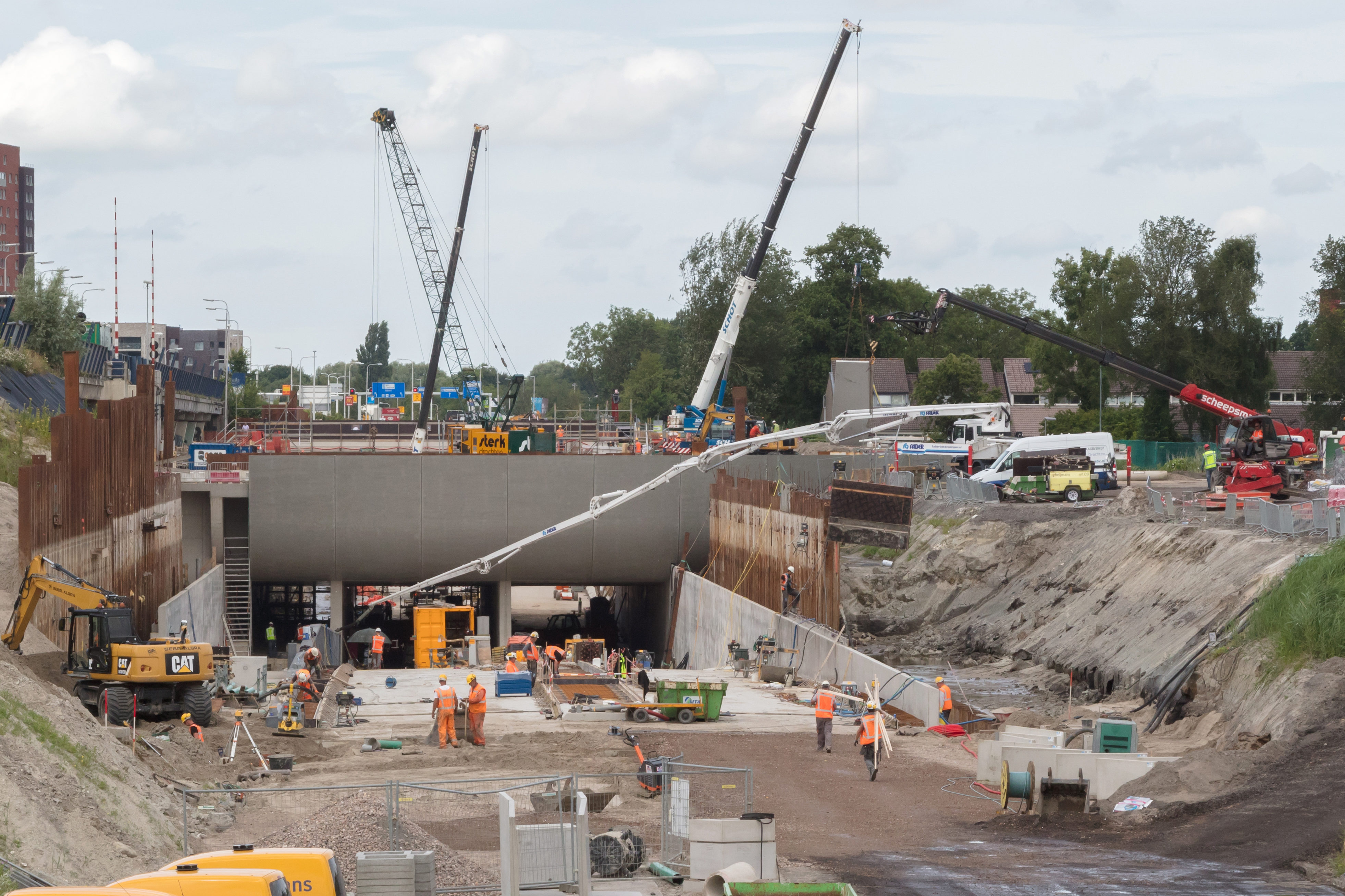 In Friesland drogen bouwlocaties heel snel op 'En bijna alle