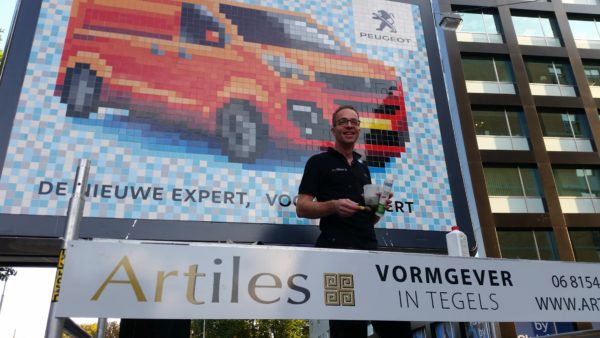 Tegelzetter Edwin Harbers