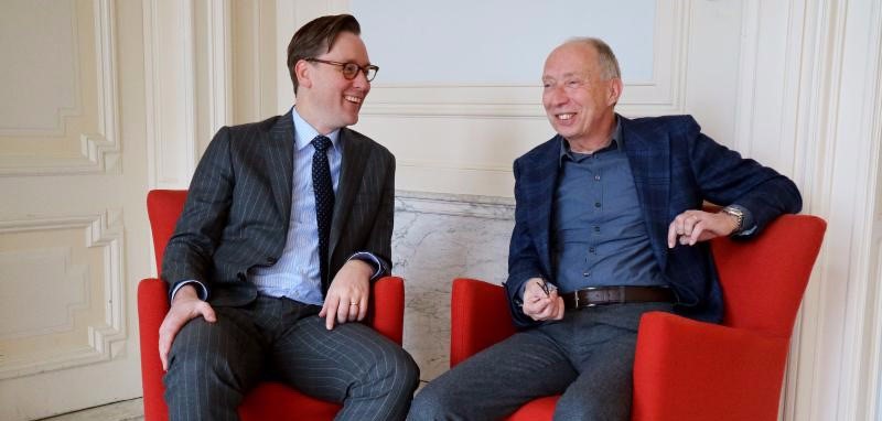 Coen van Rooyen (links) volgt Nico Rietdijk op