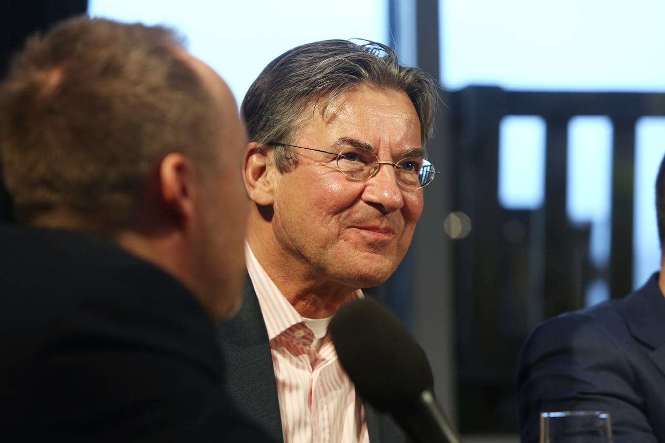 Maxime Verhagen onderhandelt met het kabinet over deeltijd-WW. Foto: Cynthia van Dijke.