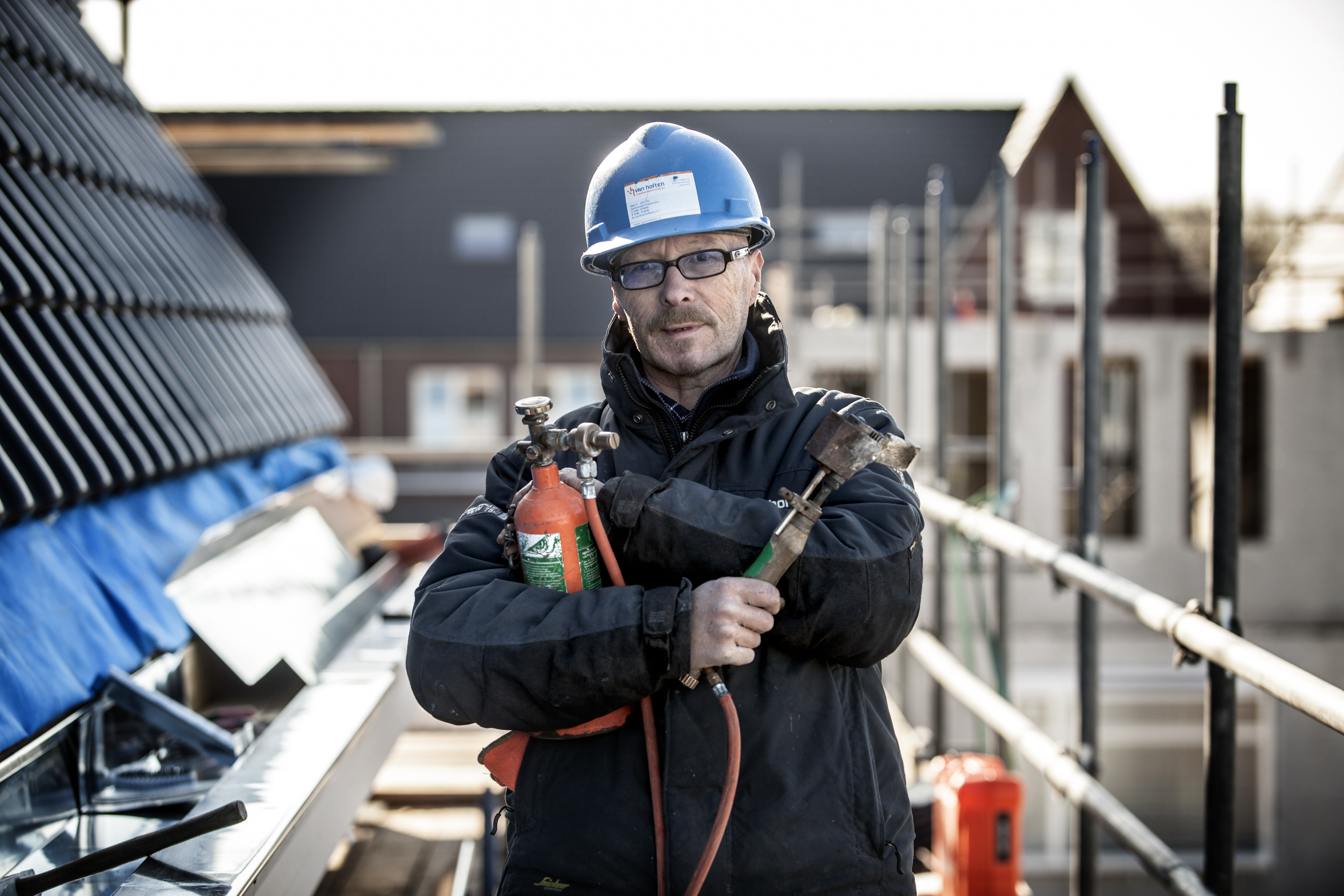 Ger van der Lek (59) heeft na drie jaar weer een baan. Foto: Suzanne van de Kerk. 