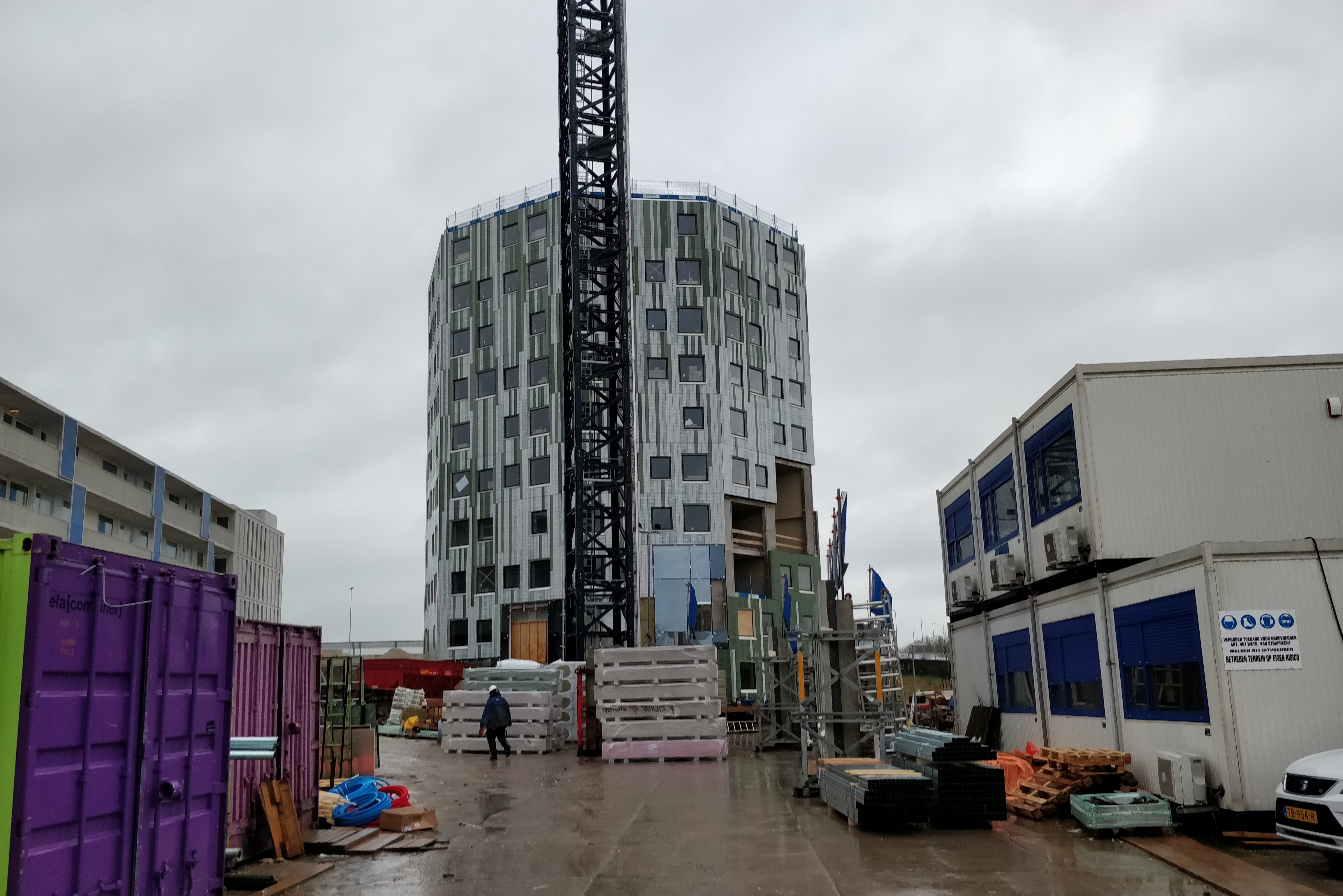 Geveke bouwt de Helix voor de Groningse woningcorporatie Nijestee