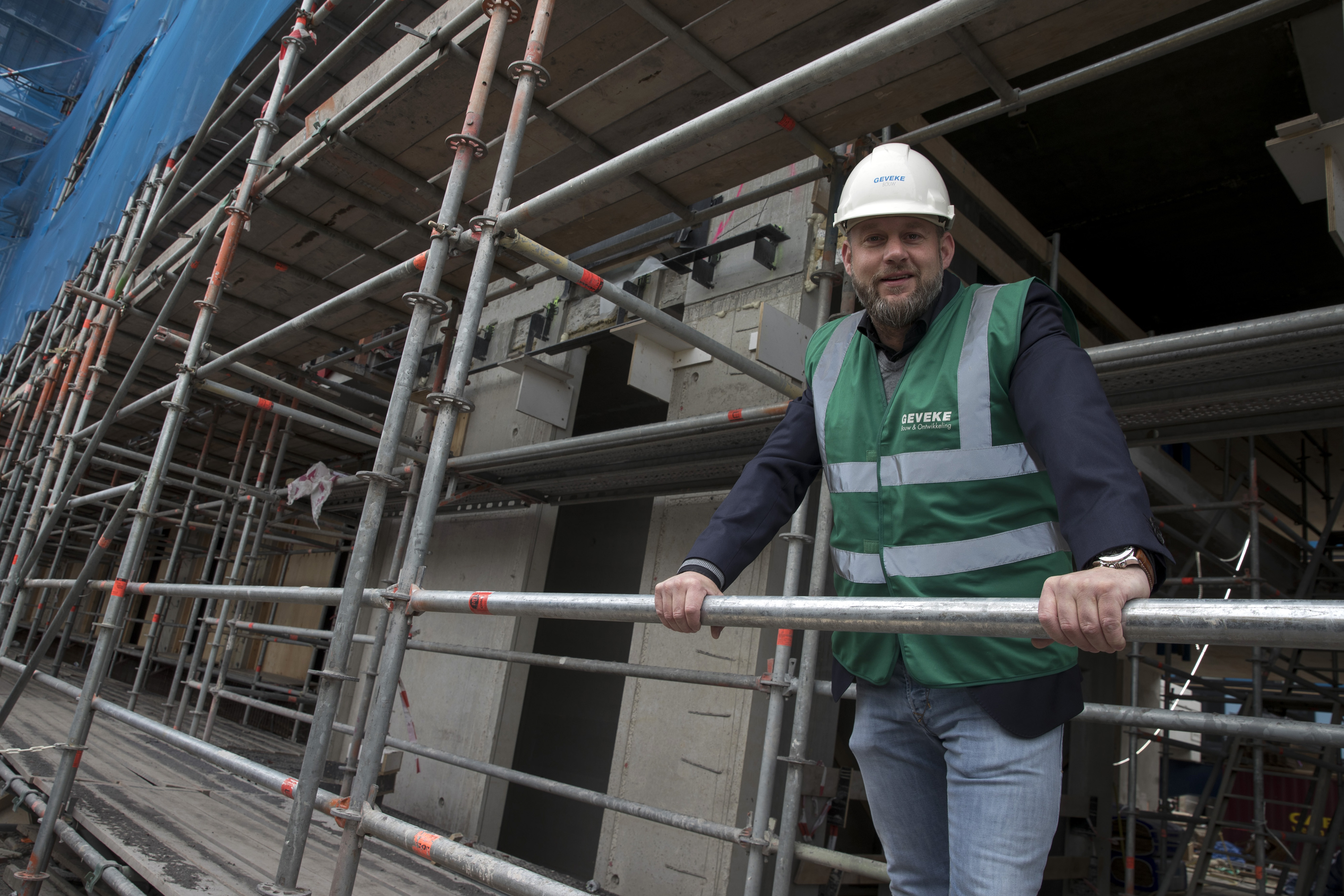 Martijn Gils, woningbouwdirecteur van Geveke Bouw. Foto: Jos Schuurman