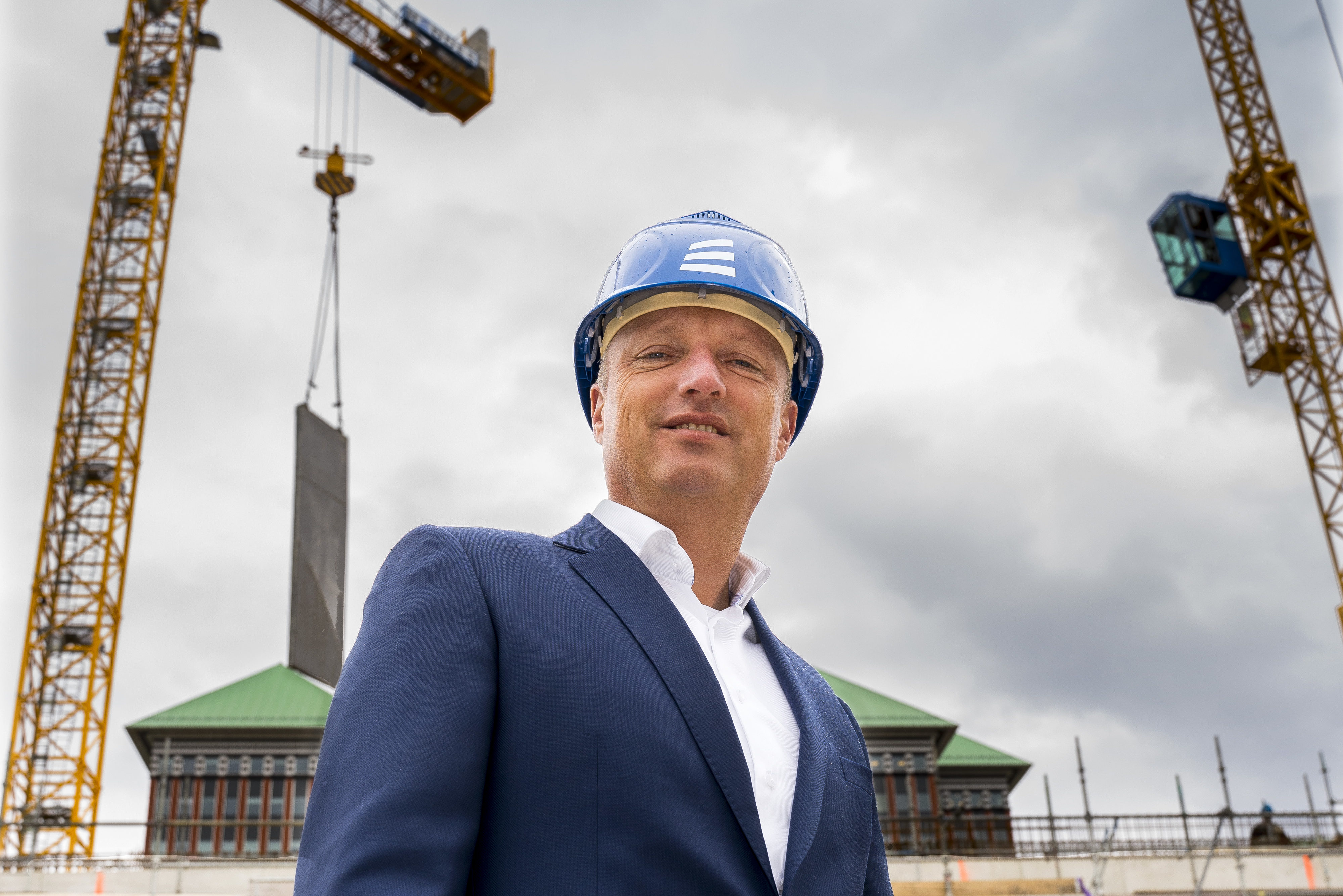 Niels Doodeman, directeur van Heddes
bij het project Westbeat te Amsterdam. Foto: Ruud Jonkers