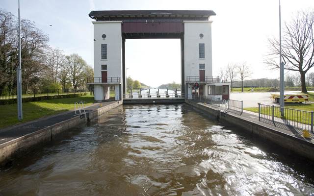 De sluis in Eefde. Foto: Rijkswaterstaat