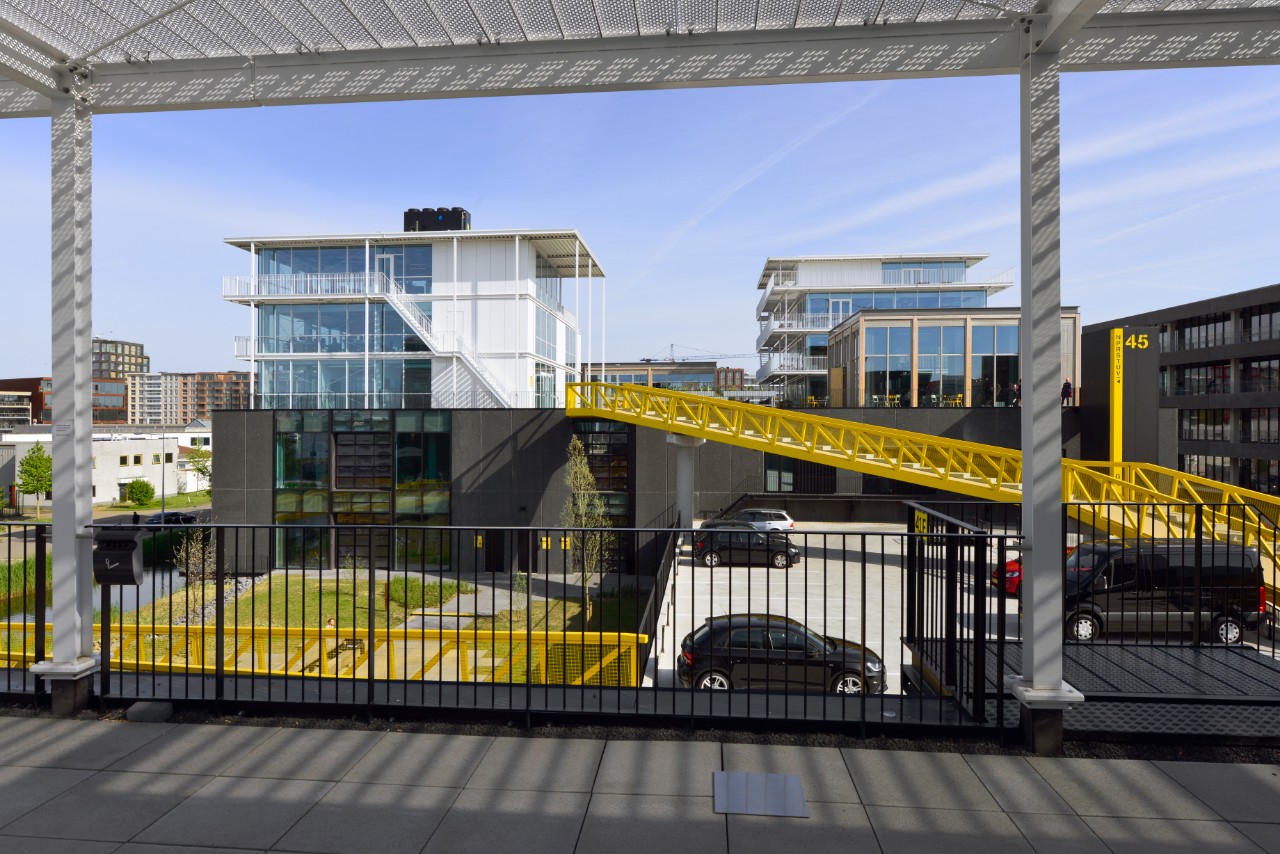 'Een creatieve hub', het project Imagewarf van Janssen de Jong op de Houthavens in Amsterdam. Foto: Janssen de Jong