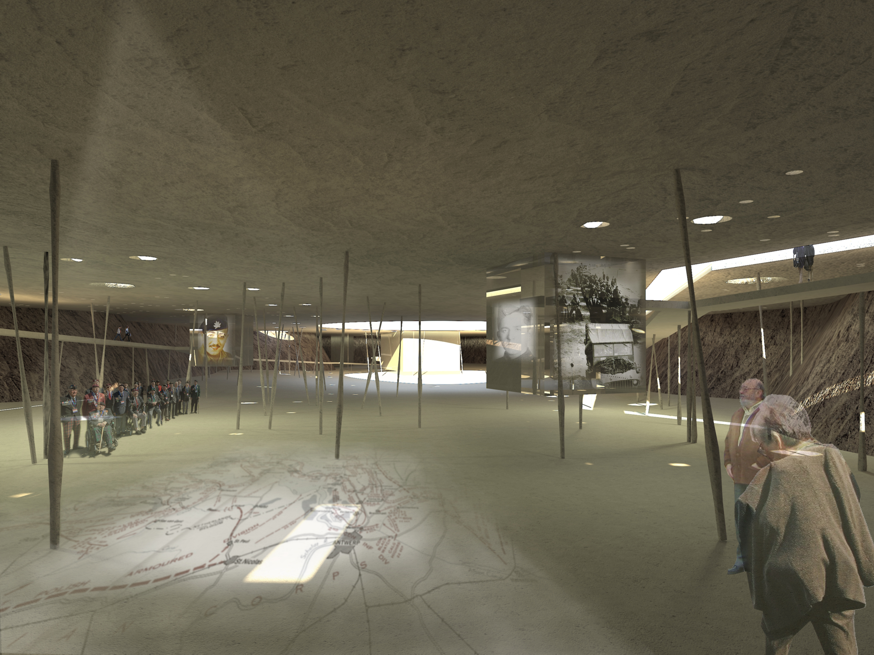 Herdenkingsplaats onder de grond