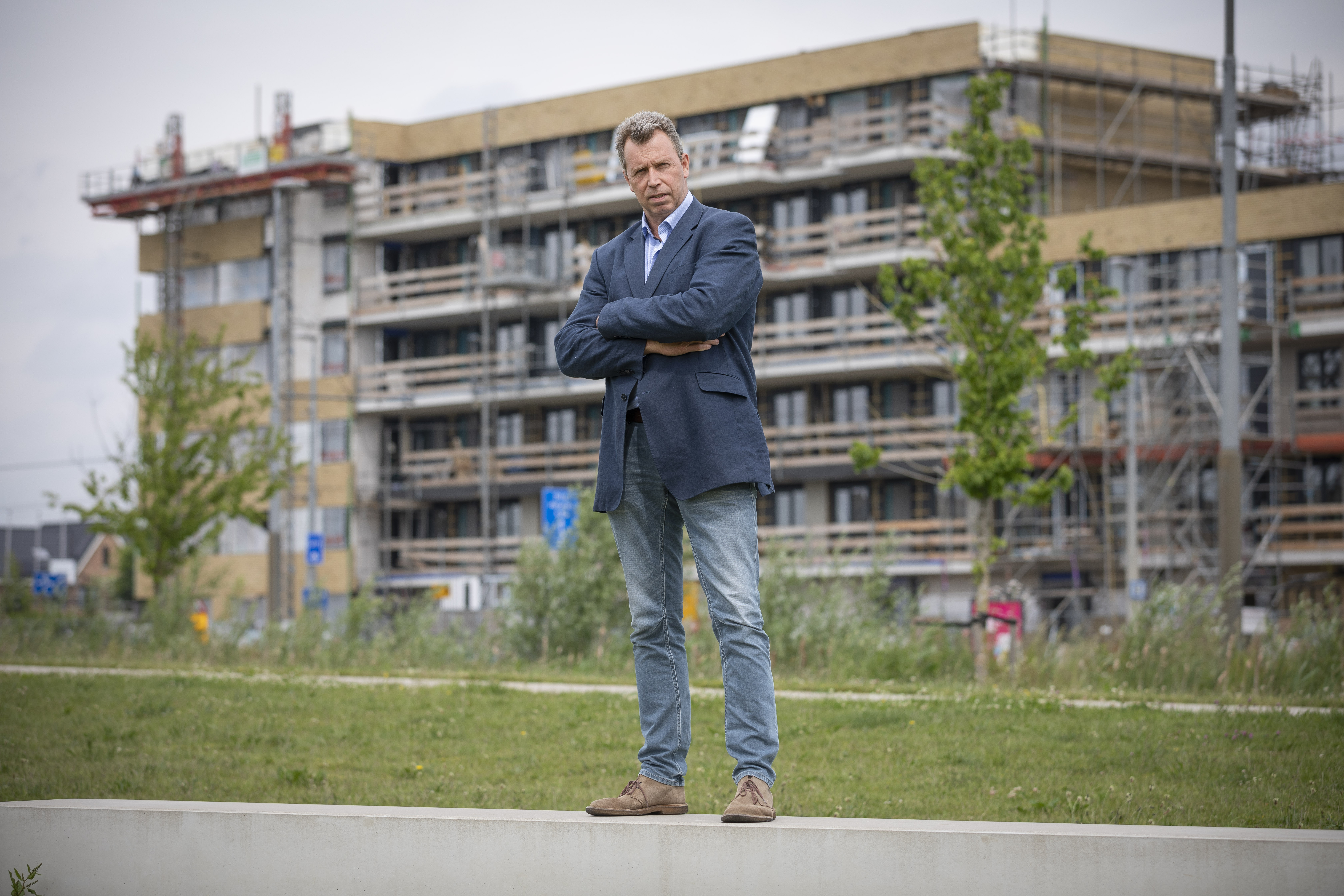 Pieter Plass heeft nog maar weinig fiducie in de plannen. Foto: Sjef Prins - APA Foto