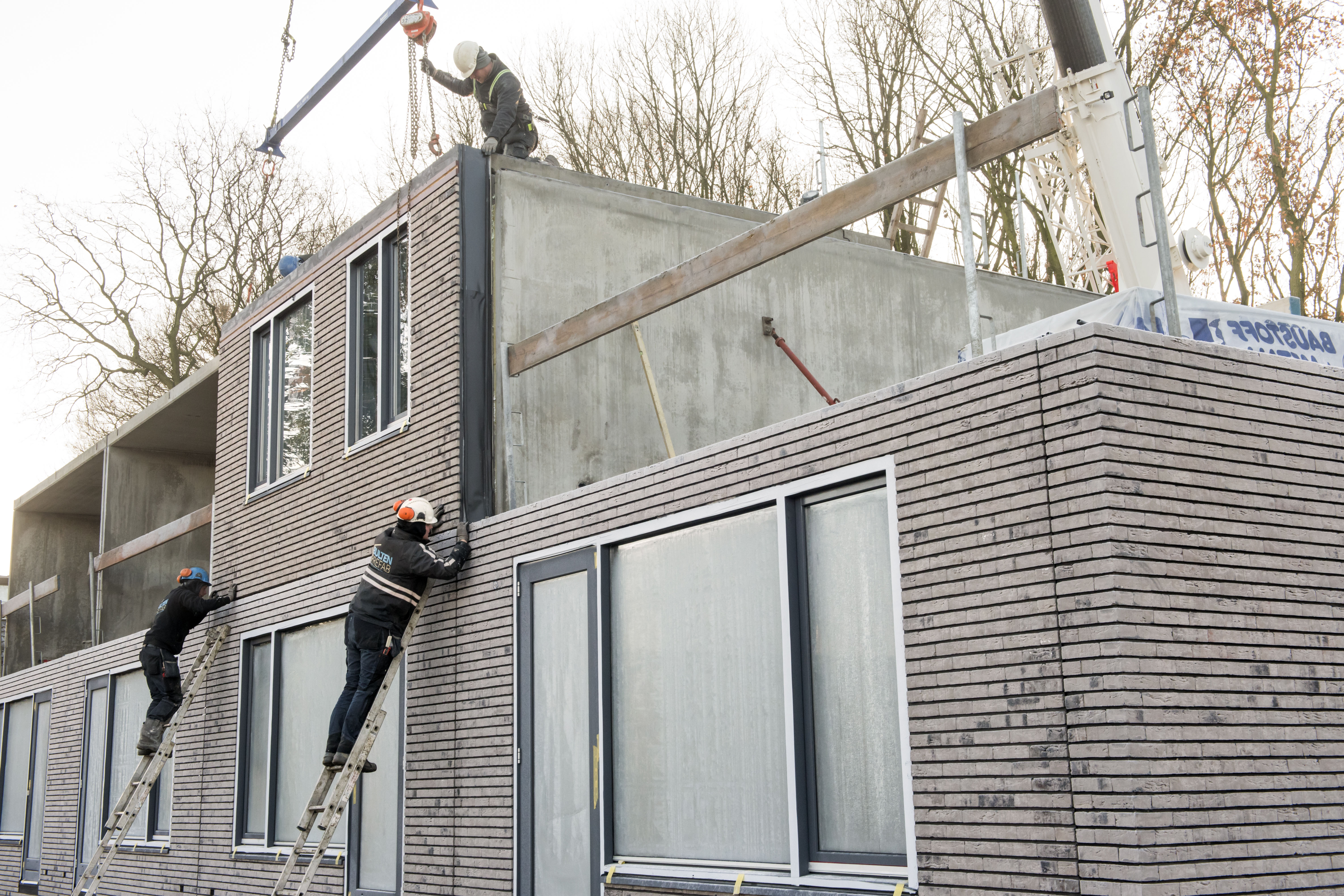 De spaarwoning van Slokker die met de innovatieve vloer is uitgerust.  