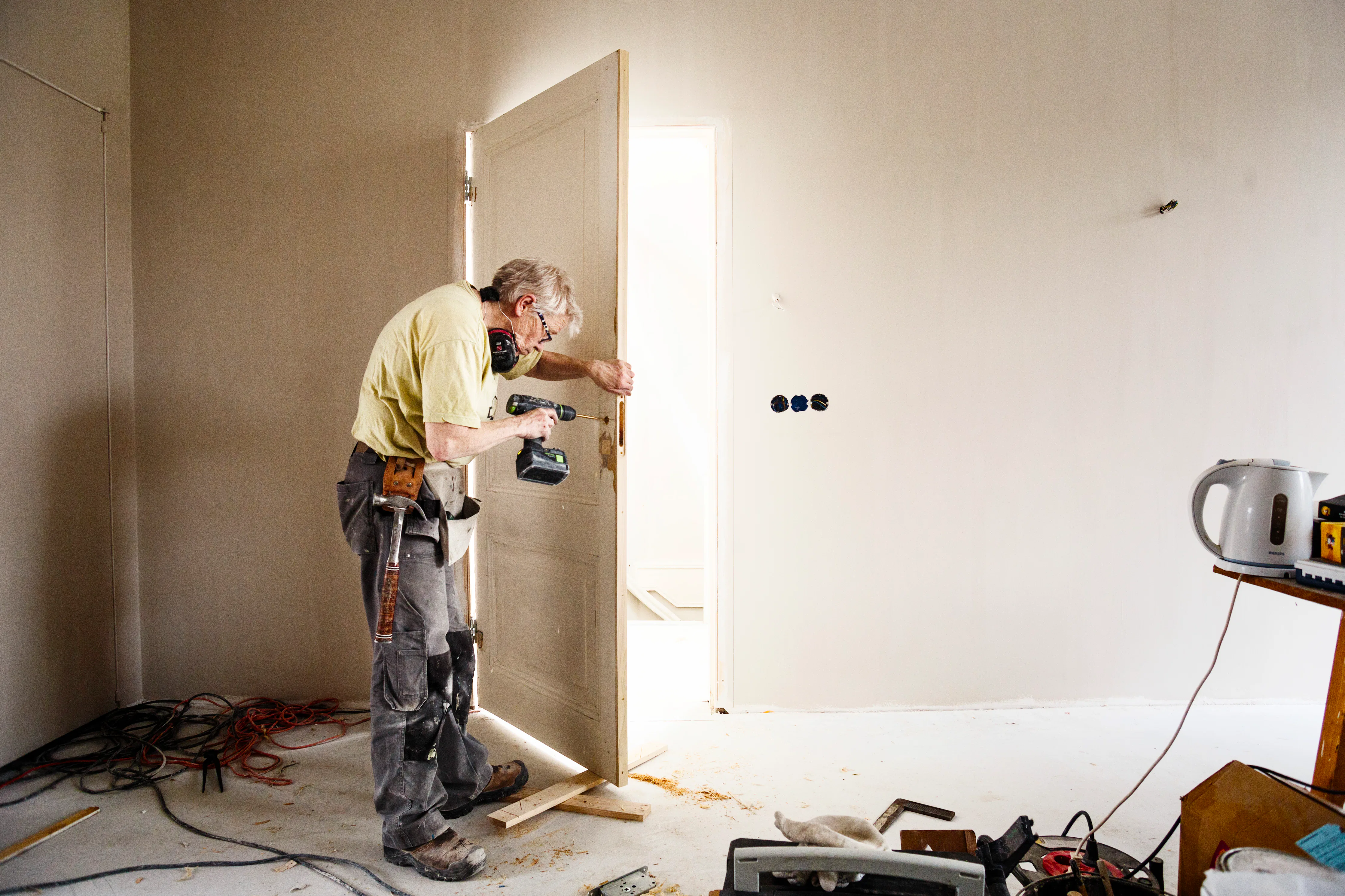 Timmervrouw Liesbeth (Foto: Cobouw)