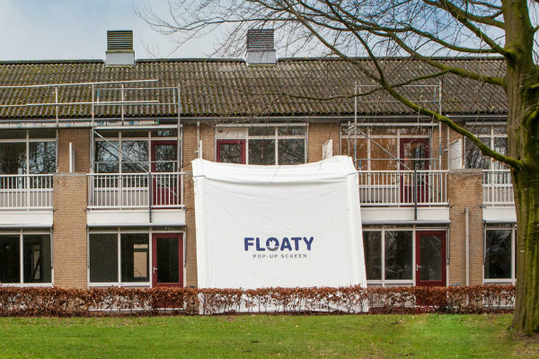 Schilderen in de regen