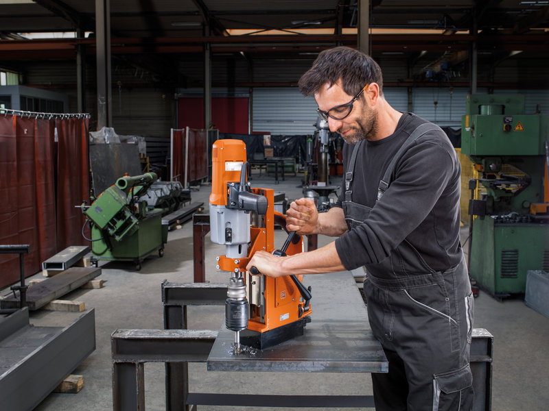 Voor het zware boorwerk