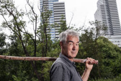 Harry Boeschoten van Staatsbosbeheer: 'Groen is waar de huizen niet komen? Onzin'.
Foto: Suzanne van de Kerk.