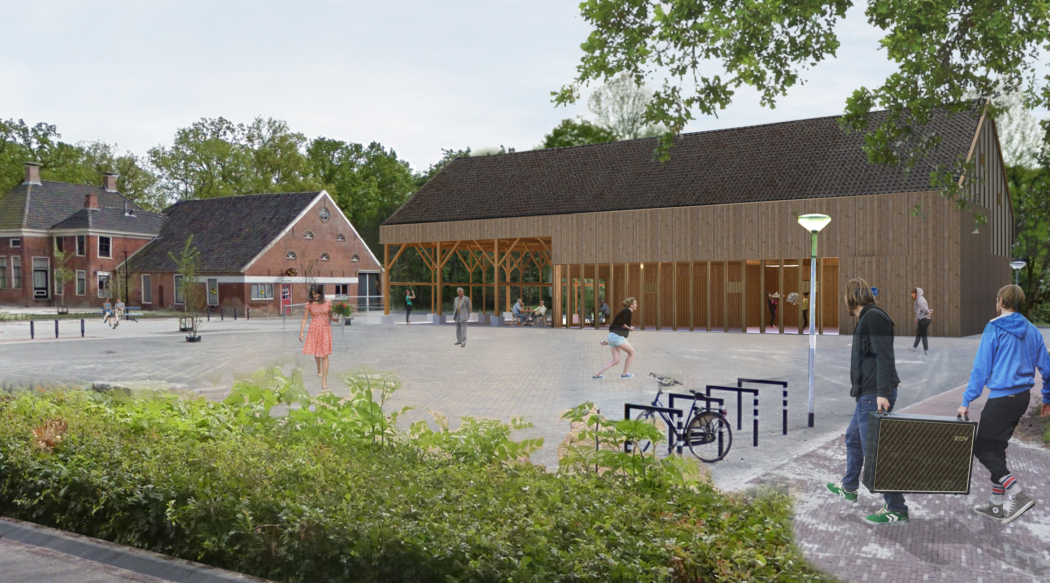 De Houtstek Slochteren: bouwen met hout van de buurman