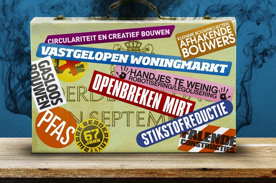 Problemen stapelen zich op voor de bouw. Beeld: Pascal Tieman