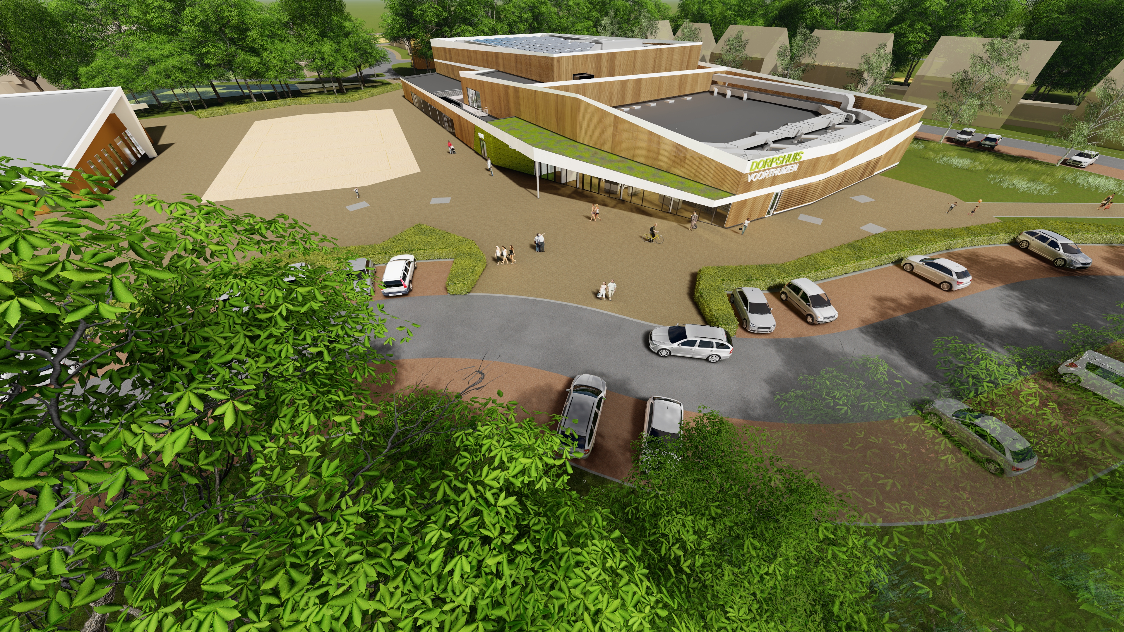 Voorthuizen krijgt nieuw dorpshuis met sporthal