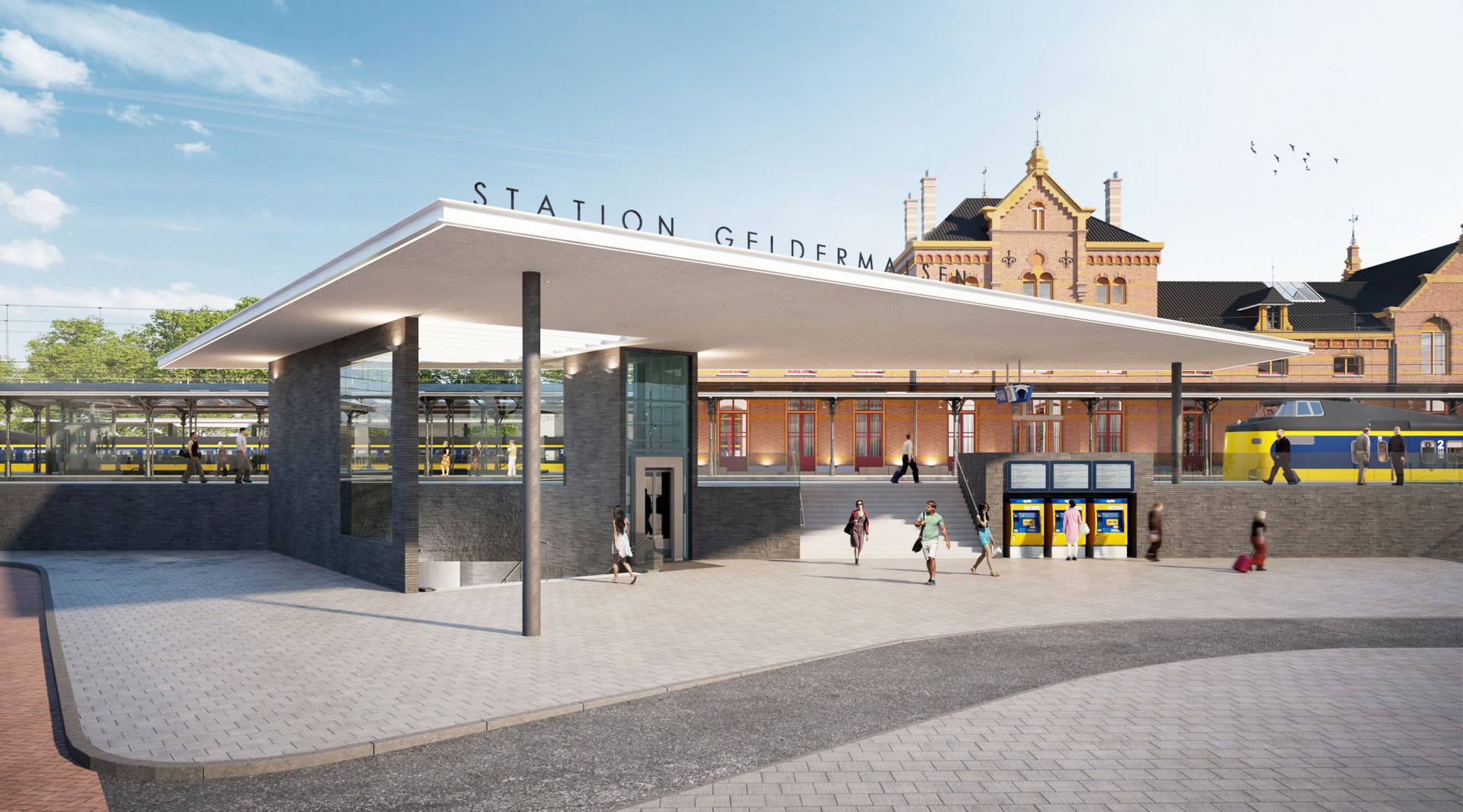 Metamorfose voor station Geldermalsen