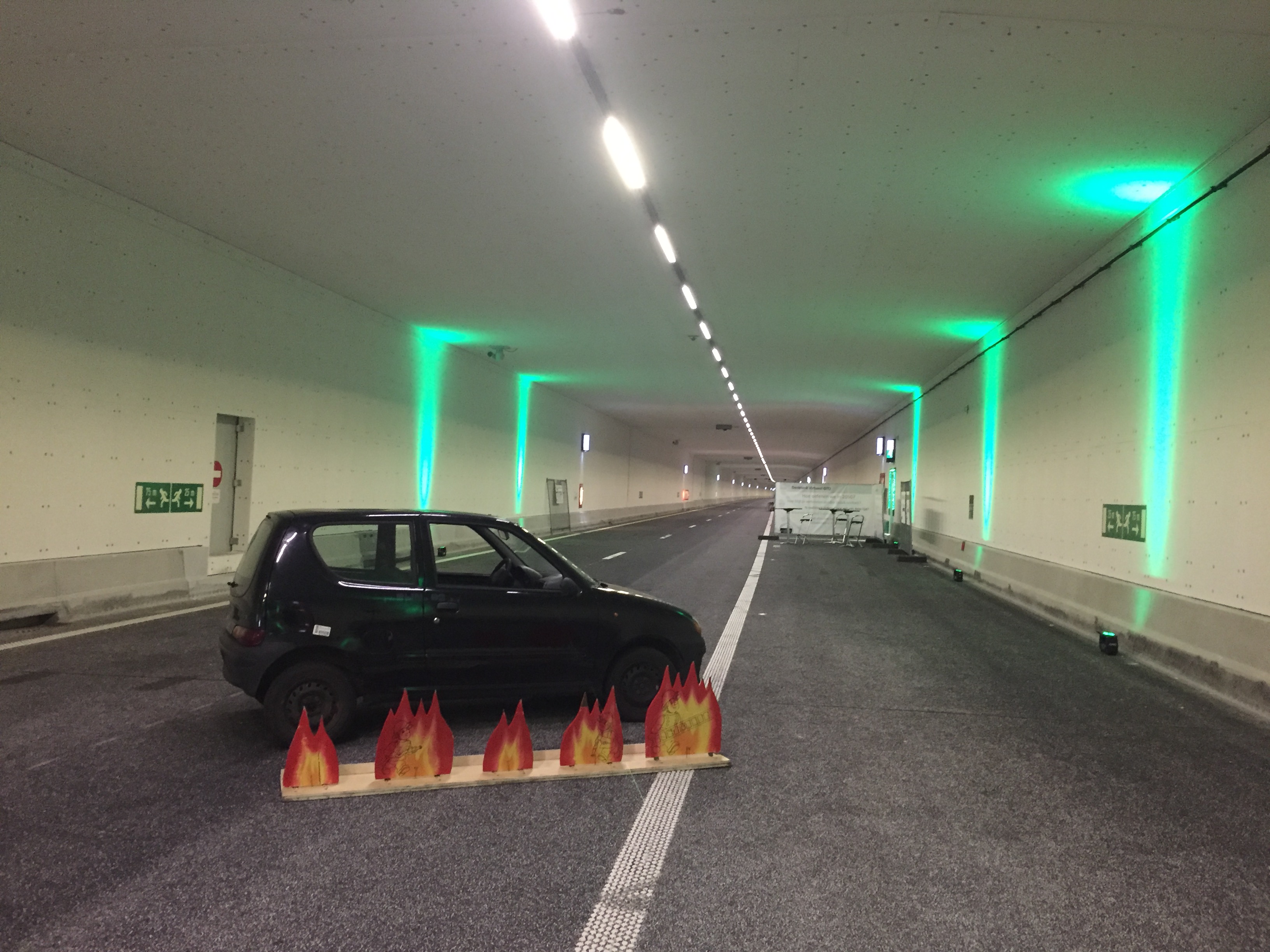 De Gaasperdammertunnel afgelopen vrijdag tijdens het COB-congres