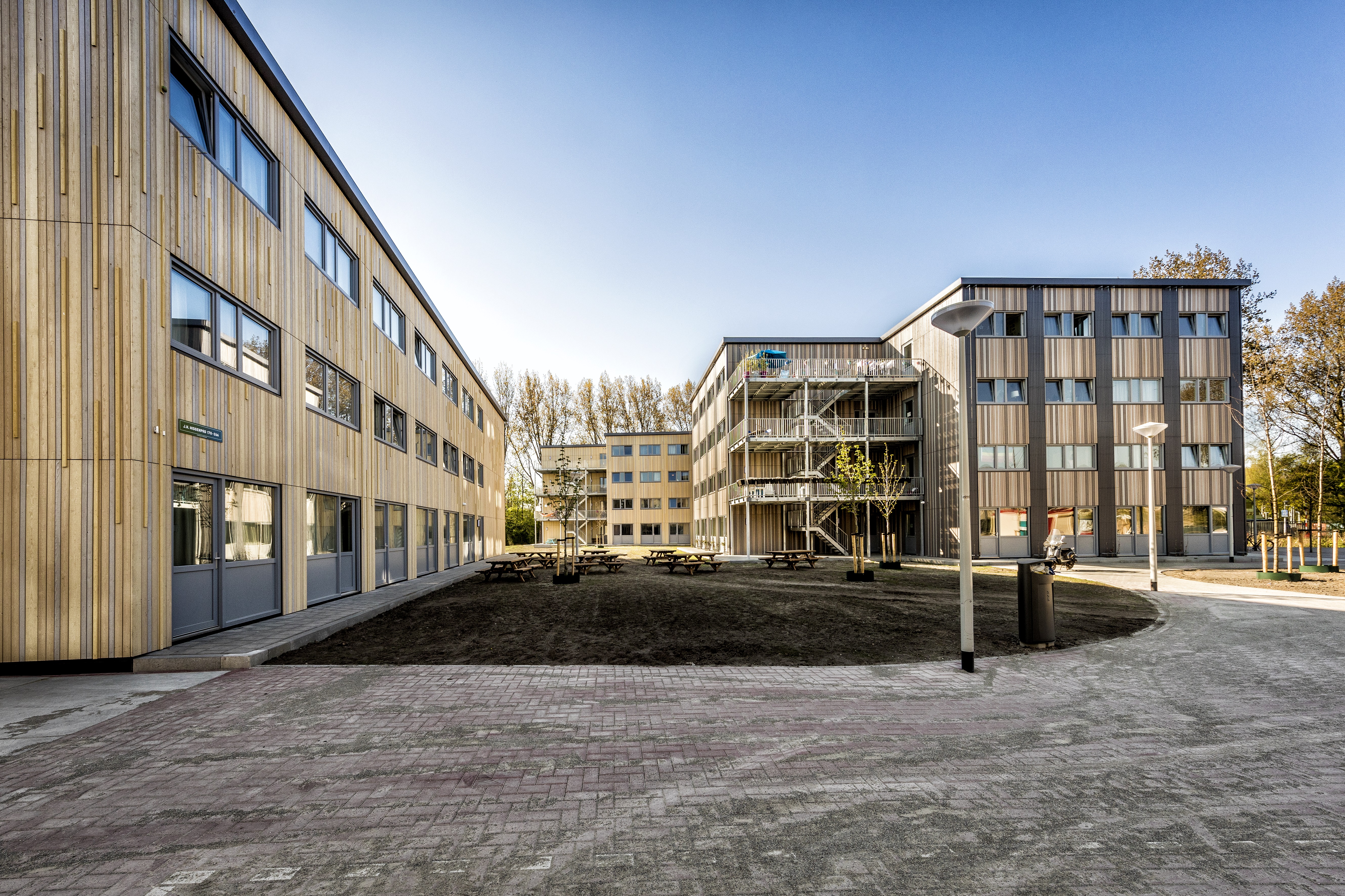 Startblok Elzenhagen in Amsterdam waar Jan Snel 540 BENG-woningen bouwde in 9 maanden tijd. Foto: cojanvantoor.nl
