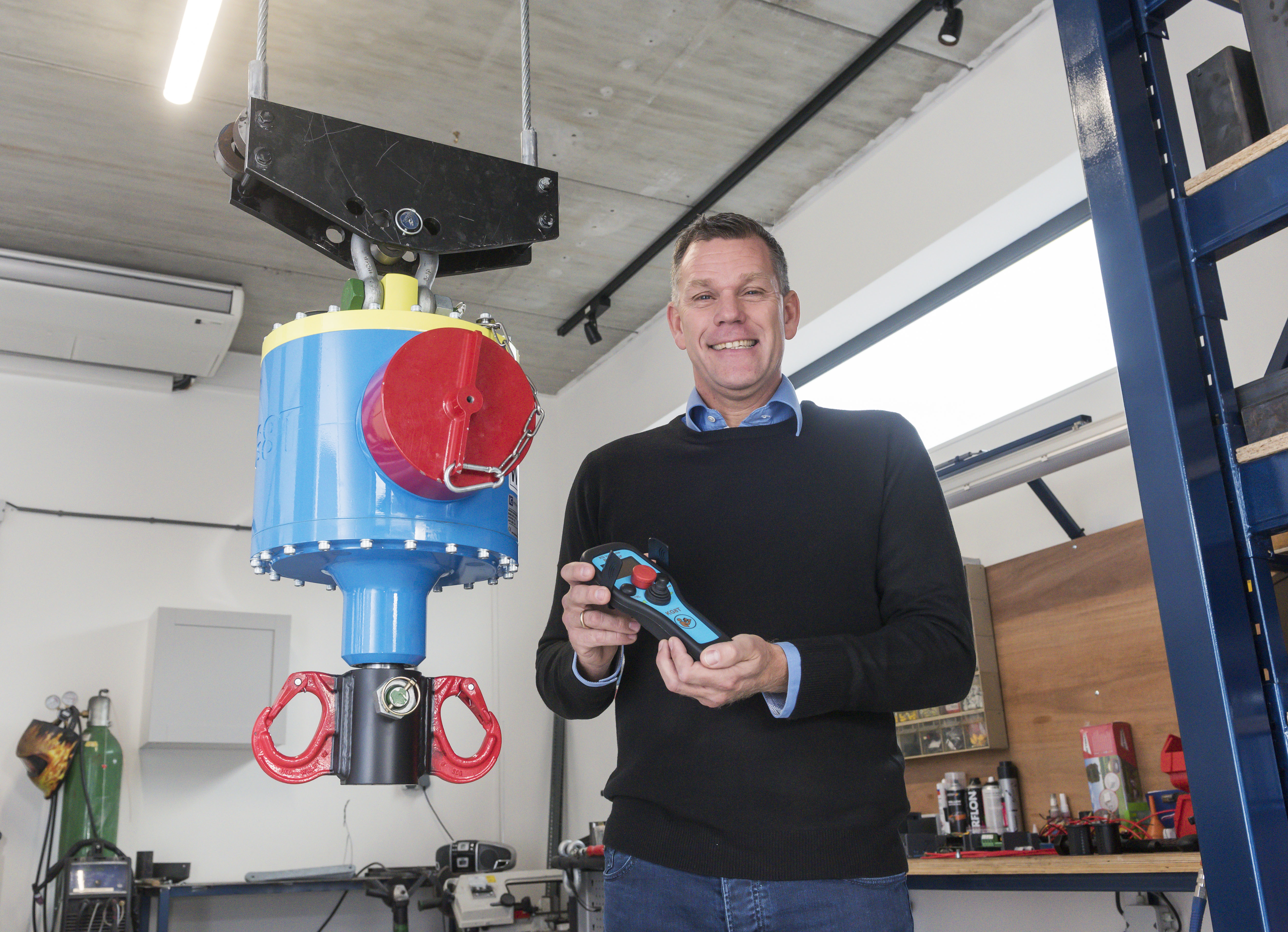 Jaap de Graaf zijn innovatie. Foto: Ruben Schipper Fotografie