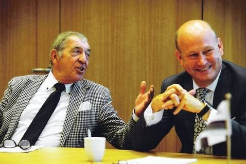 Dik Wessels en Henry Holterman in 2012. Foto: HH