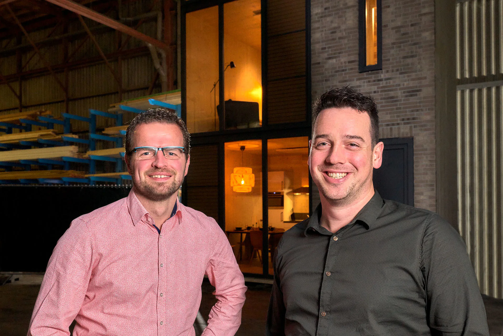 Jeroen Oost en Henk Visscher. Foto: Pim van der Maden