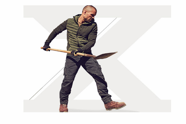 Nonchalant verwassen werkbroek