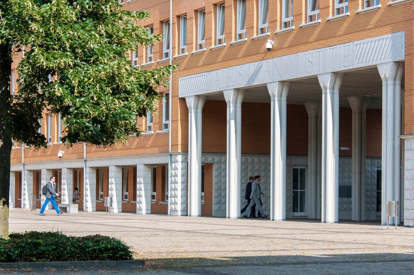 Locatie: Leeghwaterlaan 8, Gerechtshof 's-Hertogenbosch. Foto: Rijksvastgoedbedrijf/Dirk Verwoerd