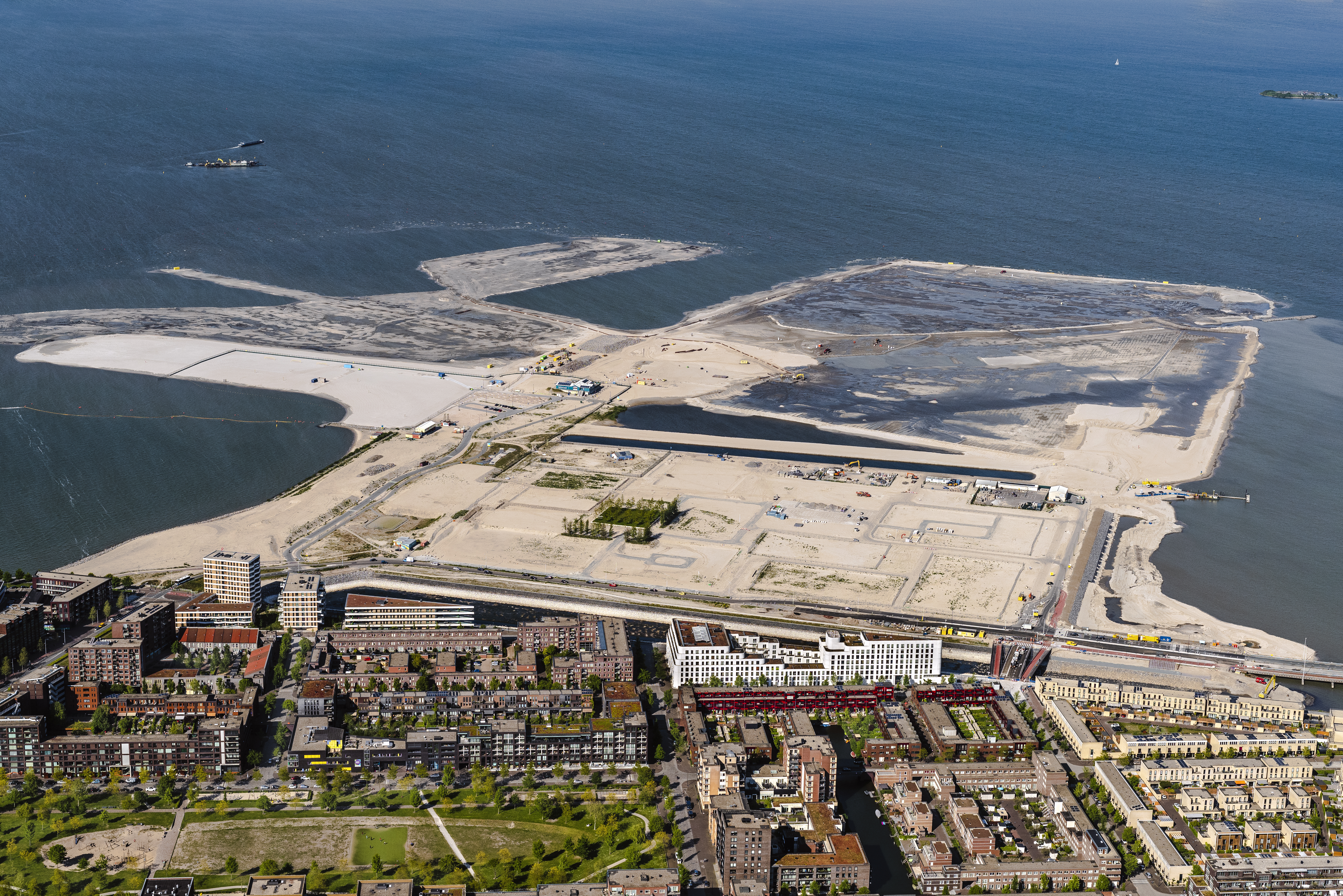 Bouwlocatie in de wijk IJburg. Foto: John Gundlach