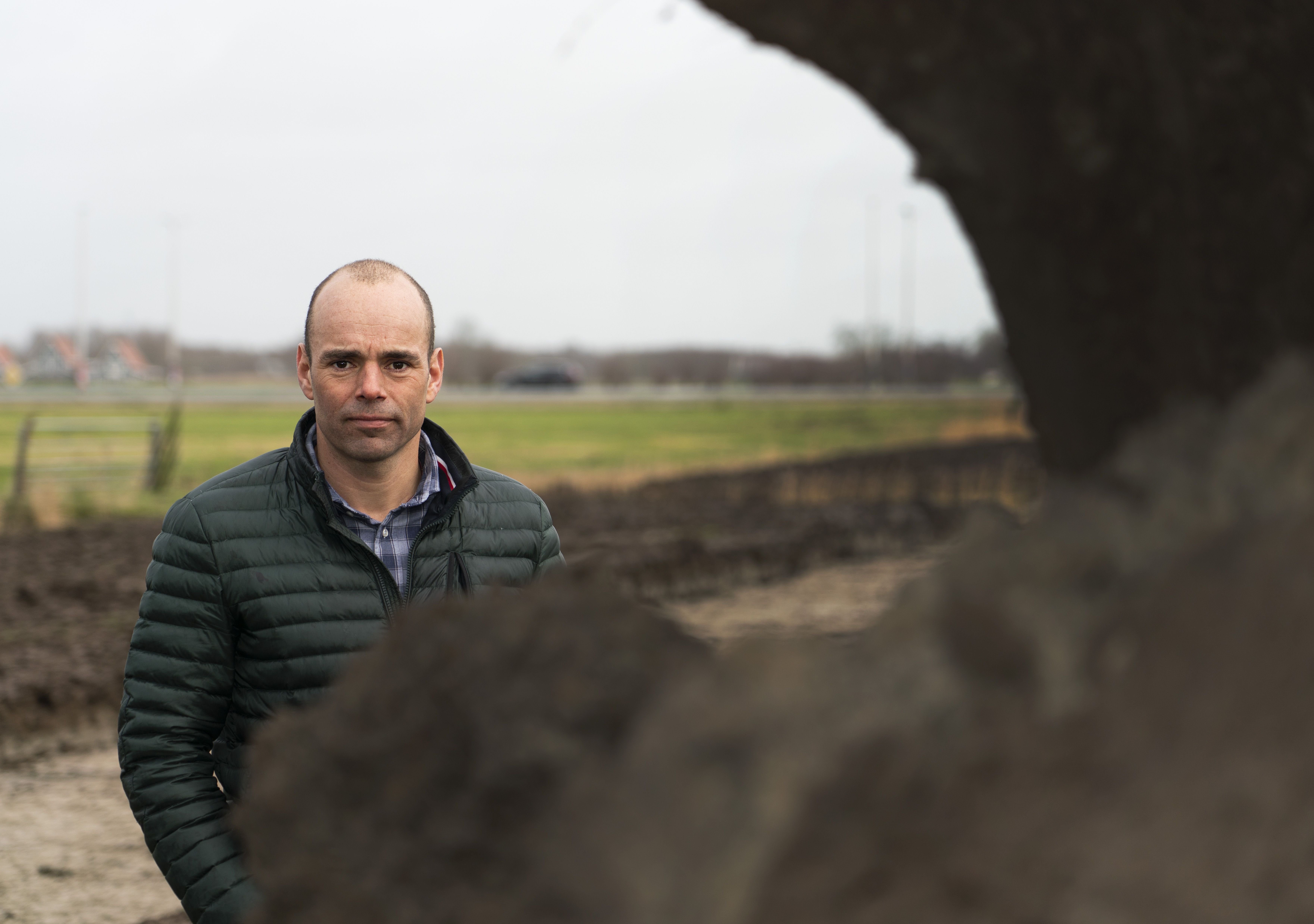 Jelle Coen Bijlsma van weg- en waterbouwbedrijf Jelle Bijlsma. Foto: Hoge Noorden/Jaap Schaaf