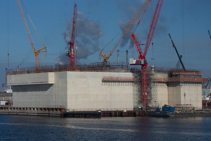 De nieuwe zeesluis in IJmuiden [fotocredit Harold Versteeg | Hollandse Hoogte]