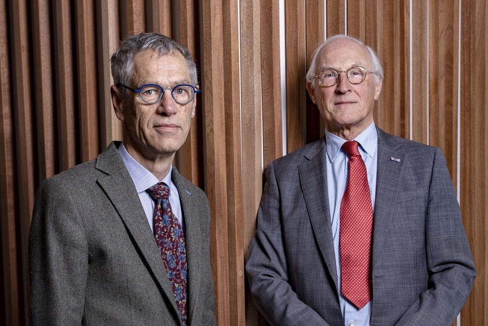 Evert Gianotten (links) en Philip van Beeck Calkoen. Foto: Guido Benschop