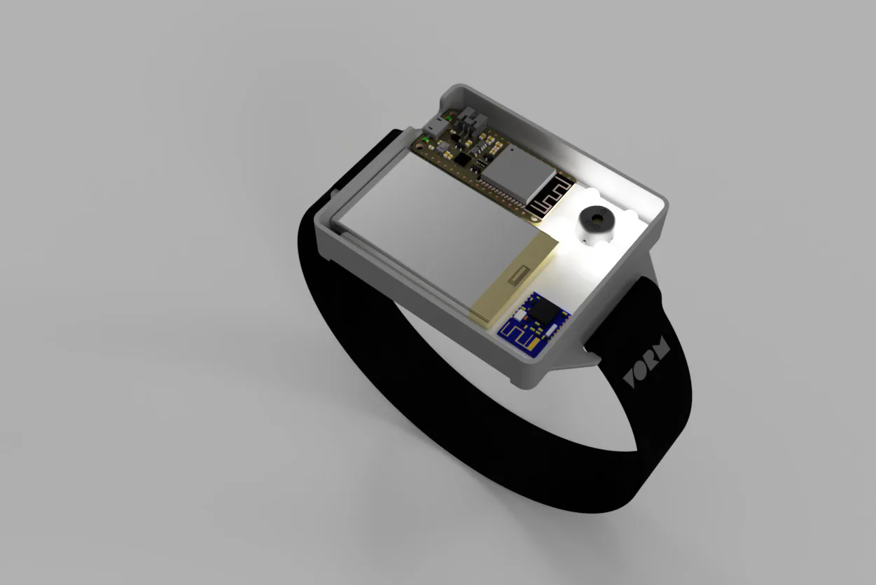 Prototype van de coronapieper. Beeld: Vorm