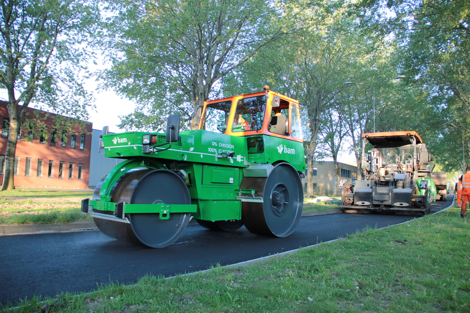Elektrische wals van BAM