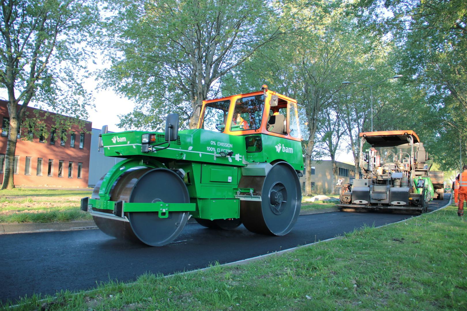 Elektrische wals van BAM