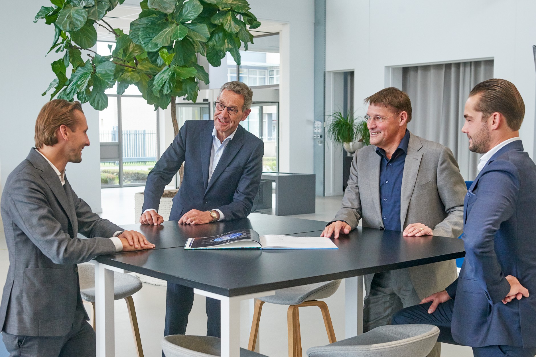Michael, Bart, Lambèr en Vincent Hendriks (v.l.n.r). Foto: Jeroen Apppels, Van Assendelft Fotografie