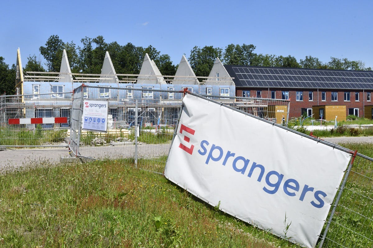 Een project van Sprangers waarvoor Woningborg garant stond. Foto: Erald van der Aa