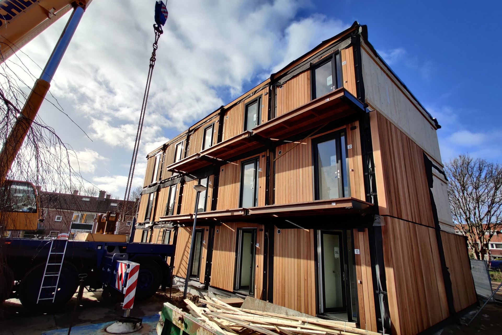 Modulaire woningen zullen de industrialisatie verder aanwakkeren. Foto: Marc Doodeman