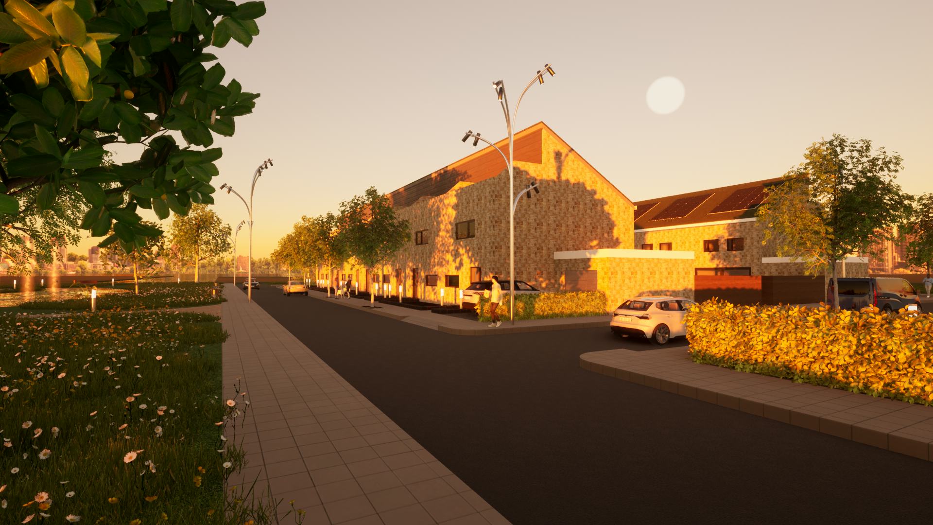 Het ontwerp voor circulaire woningen in Zwolle door Deltion College Zwolle.  Beeld: SMARTCirculair