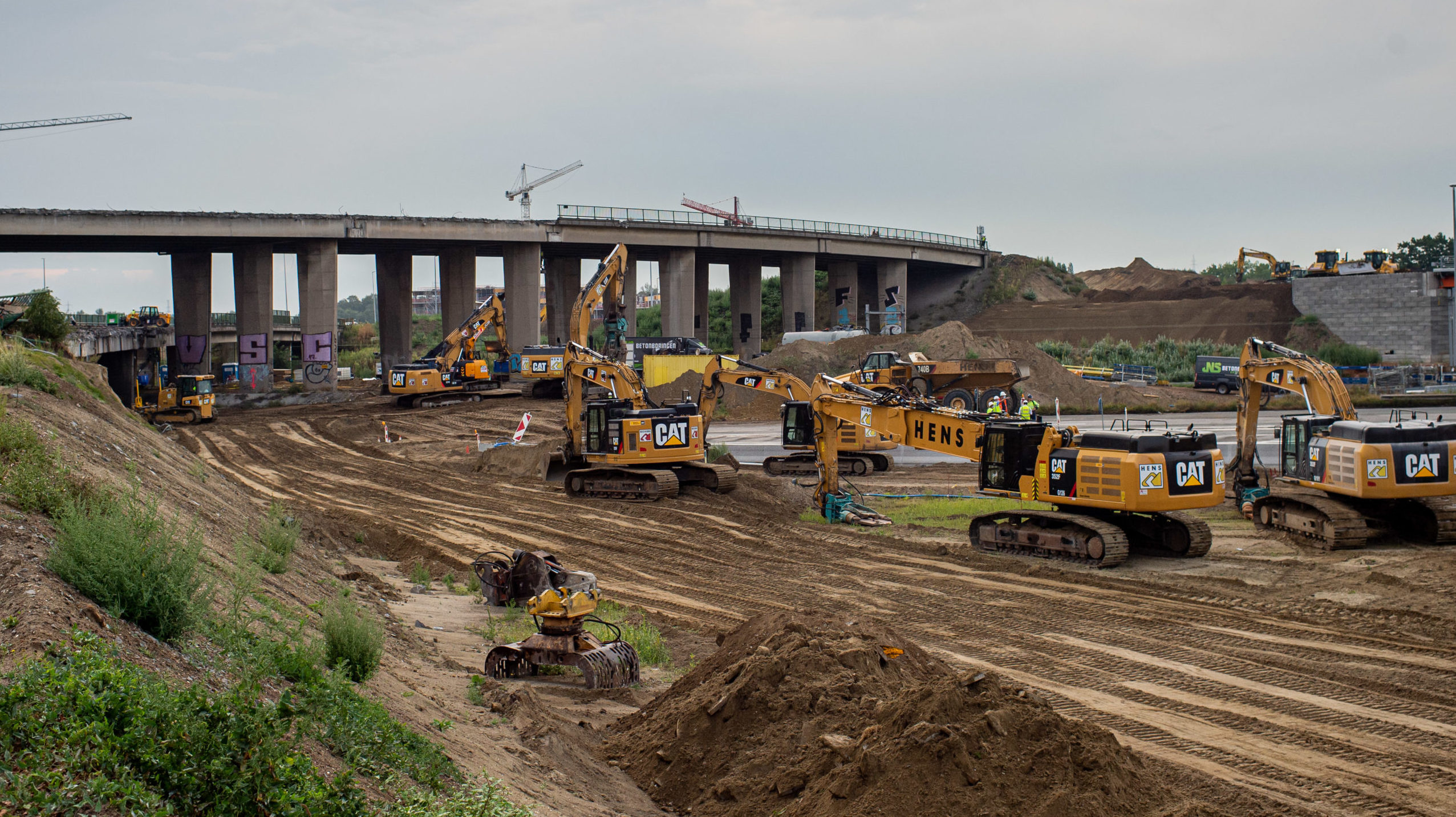 Oosterweel, Antwerpen. Foto: Belga, Jonas Roosens