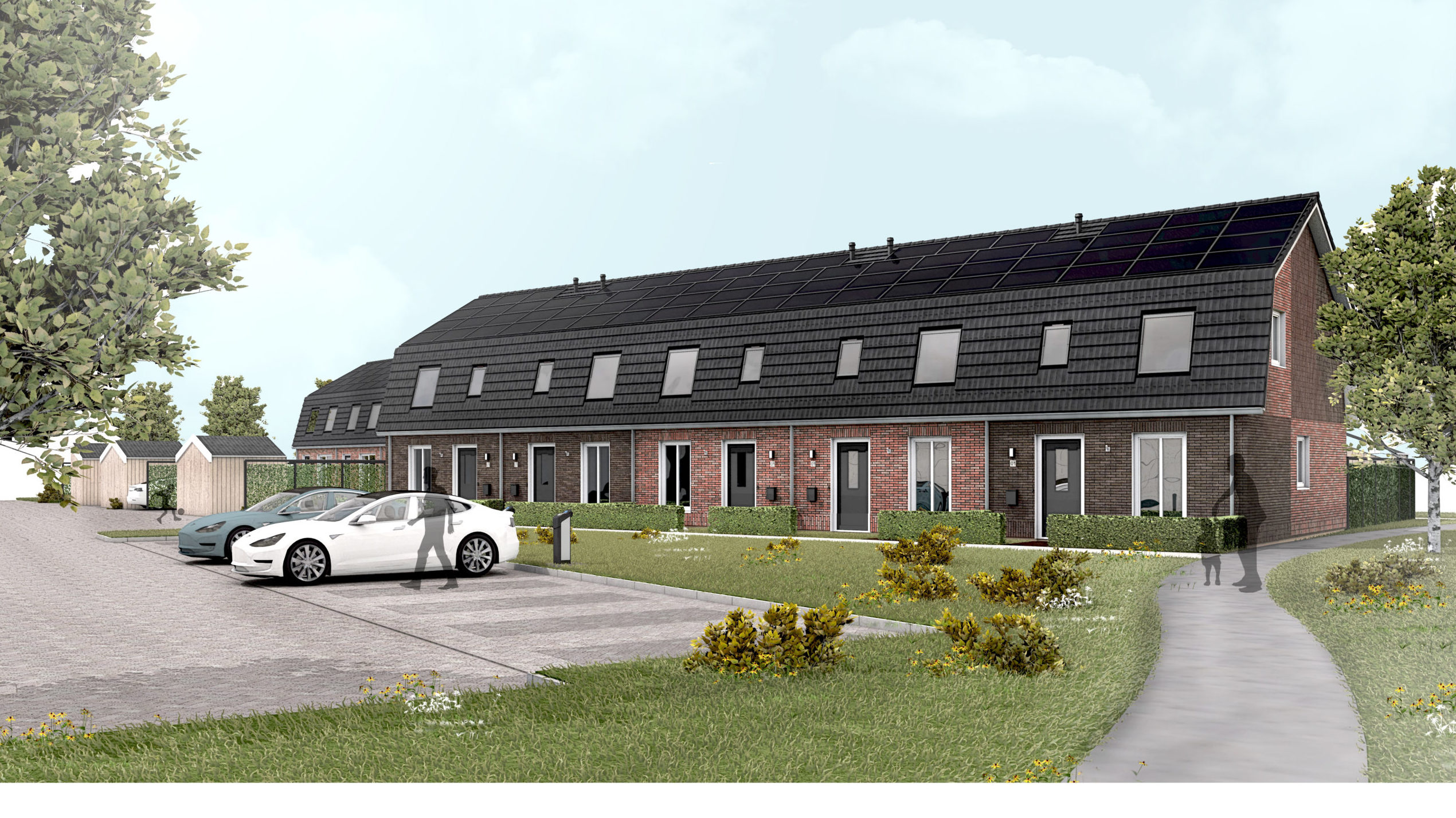 Impressie van de wijk in Leeuwarden. Foto: BGDD